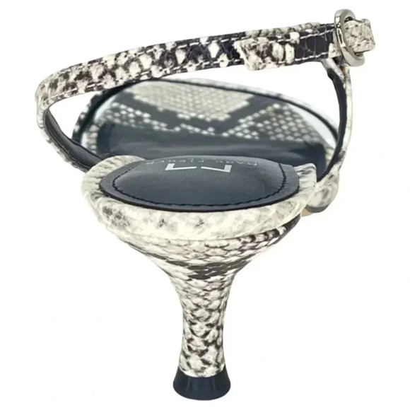 Marc Fisher Gove2 Snake Print Leather Womens Heeled Sandal Size 9.5M - Picture 9 of 15